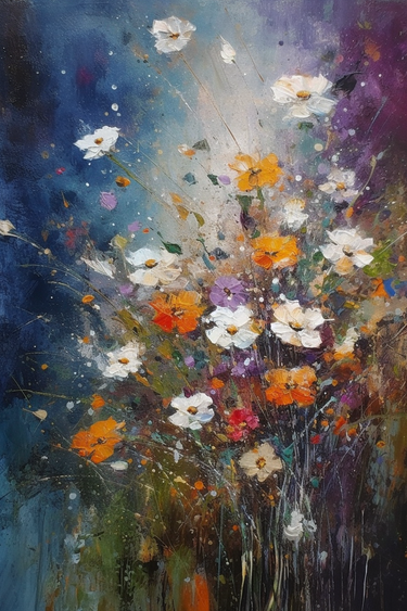 Kosmisches Blumenmeisterwerk